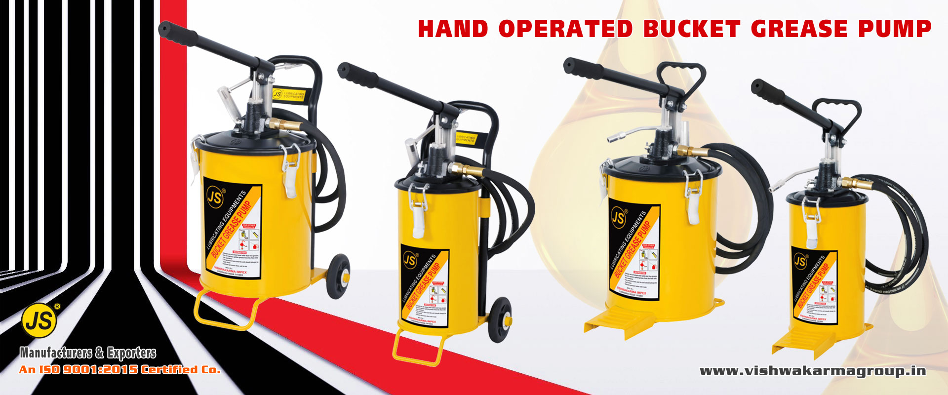 Bucket Grease Pump Manufacturers Exporters Suppliers in India Punjab Ludhiana