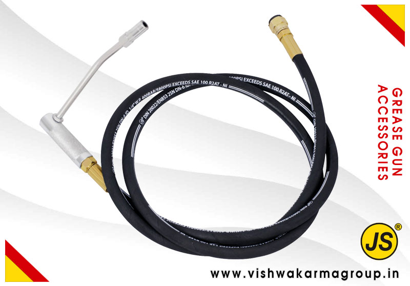 Flexible Hose Pipe for Bucket Grease Pump Grease Gun Accessories Grease Gun Spare Parts manufacturers exporters in India Punjab Ludhiana