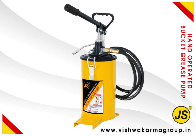 Hand Operated Bucket Grease Pump Lubricating Equipments manufacturers exporters in India Punjab Ludhiana