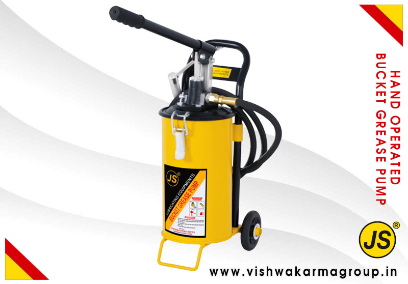 Hand Operated Bucket Grease Pump Lubricating Equipments manufacturers exporters in India Punjab Ludhiana