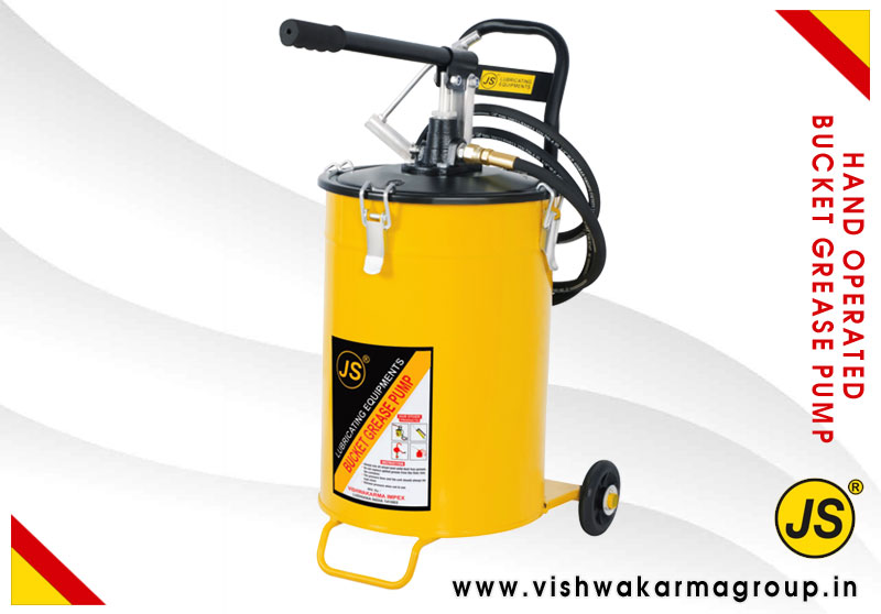 Hand Operated Bucket Grease Pump Lubricating Equipments manufacturers exporters in India Punjab Ludhiana